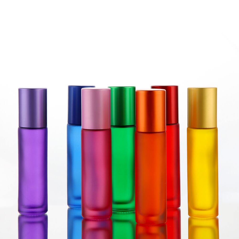glass colorful bottle